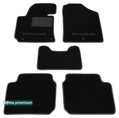 Двухслойные коврики Sotra Premium Black для Hyundai Elantra (mkV) 2010-2015