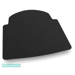 Двошарові килимки Sotra Premium Black для Mercedes-Benz E-Class (W212)(2 ряд не складається)(багажник) 2009-2016