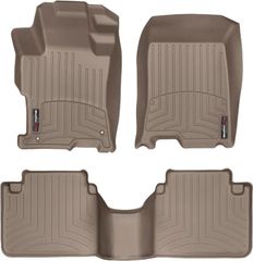 Коврики WeatherTech Beige для Honda Accord (mkVIII)(sedan)(CP1-CP3) 2008-2012 (USA)