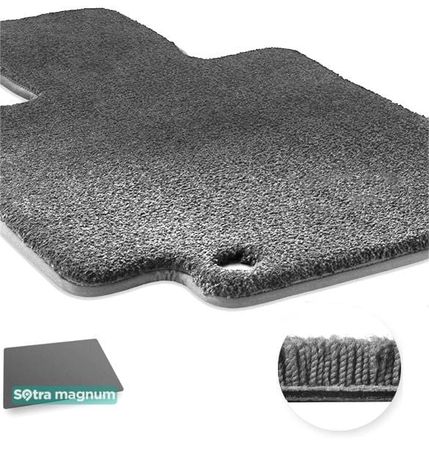Двошарові килимки Sotra Magnum Grey для Toyota ProAce City (mkI)(L1)(багажник) 2019→ - Фото 1