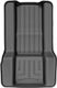 Коврики WeatherTech Black для Chevrolet Tahoe (mkIII); GMC Yukon (mkIII)(2 row bench seats)(between seats on 2 row) 2007-2014 gasoline