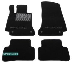 Двошарові килимки Sotra Classic Black для Mercedes-Benz C-Class (W205; S205) 2014-2021 