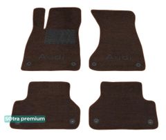 Двошарові килимки Sotra Premium Chocolate для Audi A4/S4/RS4 (mkV)(B9) 2015-2023