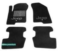 Двошарові килимки Sotra Premium Black для Jeep Patriot (mkI) 2007-2016 - Фото 1
