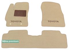 Двошарові килимки Sotra Premium Beige для Toyota Corolla (mkX)(E140) 2006-2012 - Фото 1