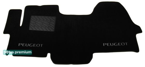 Двошарові килимки Sotra Premium Graphite для Peugeot Boxer (mkII)(1 ряд) 2006→ - Фото 1