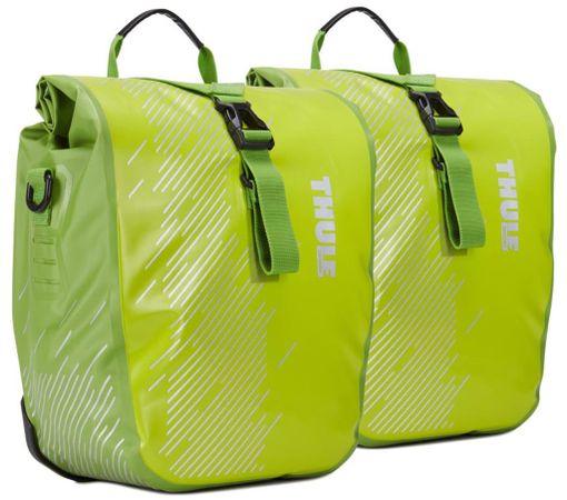 Велосипедные сумки Thule Shield Pannier Small (Chartreuse) - Фото 1