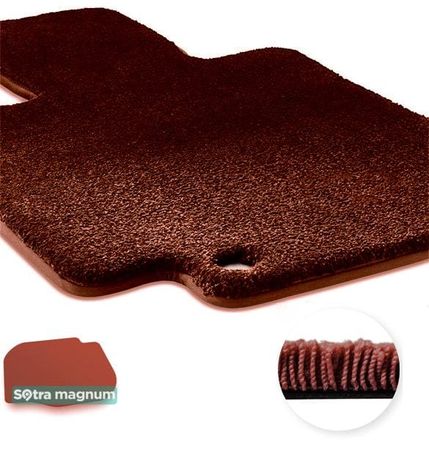 Двошарові килимки Sotra Magnum Red для Mercedes-Benz SLK-Class (R170)(багажник) 07/1998-02/2000 - Фото 1
