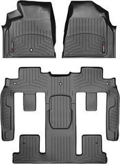 Коврики Weathertech Black для Chevrolet Traverse (mkI)(1-2-3 row)(2 row bucket seat) 2009-2017