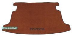 Двухслойные коврики Sotra Premium Terracotta для Toyota Corolla (mkIX)(E120)(хетчбэк)(багажник) 2000-2006