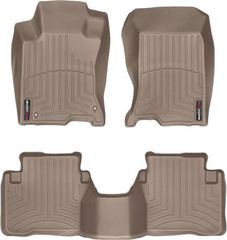 Коврики Weathertech Beige для Honda Crosstour (mkI)(AWD)(2 fixing hooks) 2010-2015