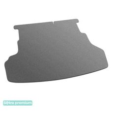 Двошарові килимки Sotra Premium Grey для Kia Rio (mkIII)(седан)(багажник) 2011-2017