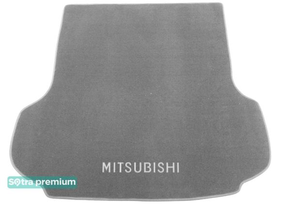 Двошарові килимки Sotra Premium Grey для Mitsubishi Pajero Sport (mkIII)(багажник) 2015→ - Фото 1