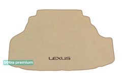 Двухслойные коврики Sotra Premium Beige для Lexus ES (mkV)(багажник) 2006-2012