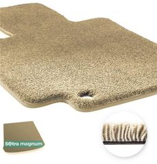 Двошарові килимки Sotra Magnum Beige для Dodge Journey (mkI)(складений 3 ряд)(багажник) 2009-2020