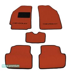 Двошарові килимки Sotra Premium Terracotta для Chevrolet Spark (mkIII) 2009-2015