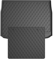Гумовий килимок у багажник Gledring для Mercedes-Benz A-Class (W177)(не гібрид) 2018→ (нижній)(багажник із захистом)
