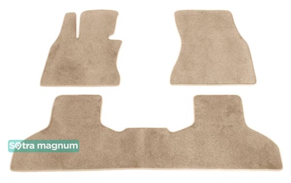 Двошарові килимки Sotra Magnum Beige для BMW X5 (F15; F85) / X6 (F16; F86) 2014-2019 - Фото 2