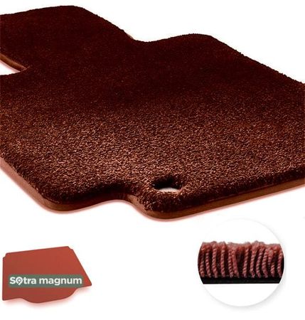 Двошарові килимки Sotra Magnum Red для Opel Mokka (mkI)(багажник) 2012-2019 - Фото 1