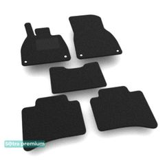 Двошарові килимки Sotra Premium Black для Mercedes-Benz EQS (V297) 2021→