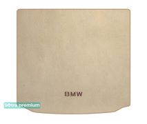 Двошарові килимки Sotra Premium Beige для BMW X3 (G01) 2017→ (між полозами)(багажник) - Фото 1
