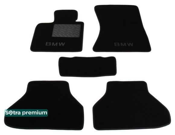 Двошарові килимки Sotra Premium Black для BMW X5 (E70) / X6 (E71) 2007-2014 - Фото 1