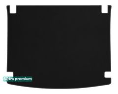 Двухслойные коврики Sotra Premium Black для Dacia Jogger (mkI)(5 мест)(с вырезами)(багажник) 2021→