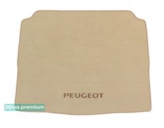 Двошарові килимки Sotra Premium Beige для Peugeot 3008 (mkII)(нижній рівень)(багажник) 2016→
