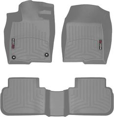 Коврики Weathertech Grey для Honda Civic (mkXI)(2 row with USB ports) 2021->