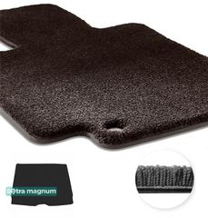 Двошарові килимки Sotra Magnum Black для Mercedes-Benz GLC-Class (X253)(не гібрид)(без ніші праворуч)(багажник) 2015-2022