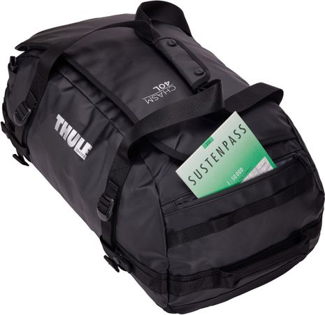 Спортивна сумка Thule Chasm Duffel 40L (Black) - Фото 8