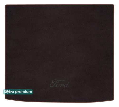 Двошарові килимки Sotra Premium Chocolate для Ford Focus (mkIV)(універсал)(багажник) 2018→ - Фото 1