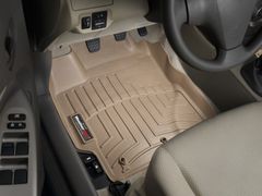 Коврики Weathertech Beige для Toyota Yaris (US)(hatch)(mkII); Scion xD (mkI)(with heating vens under front seats) 2005-2014 - Фото 2