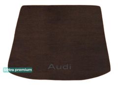 Двухслойные коврики Sotra Premium Chocolate для Audi A4/S4/RS4 (mkV)(B9)(седан)(багажник) 2015-2023