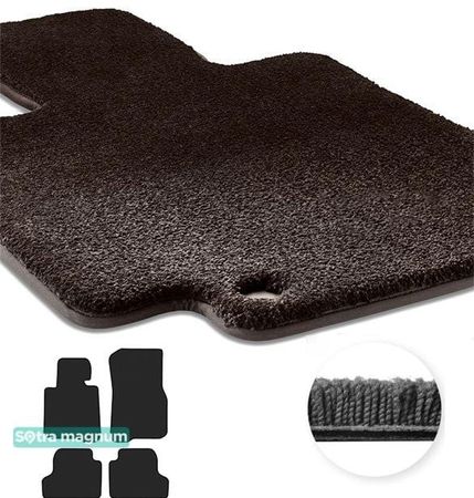 Двошарові килимки Sotra Magnum Black для BMW 4-series (F32)(купе) 2013-2020 - Фото 1