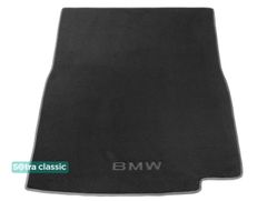 Двошарові килимки Sotra Classic Grey для BMW 7-series (F01/F02)(висота 116см)(багажник) 2008-2015