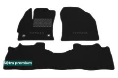 Двошарові килимки Sotra Premium Black для Toyota Prius + (mkI)(універсал) 2012-2017 (USA) - Фото 1