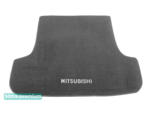 Двошарові килимки Sotra Premium Grey для Mitsubishi Pajero Sport (mkI)(багажник) 1996-2008 - Фото 1