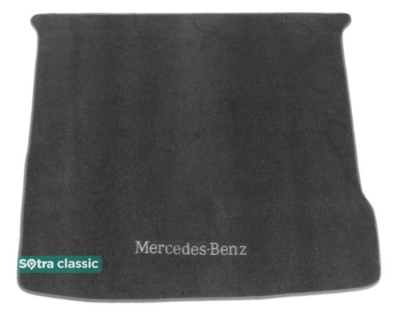 Двошарові килимки Sotra Classic Grey для Mercedes-Benz M/GLE-Class (W166)(багажник) 2011-2019 - Фото 1