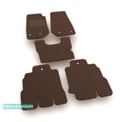 Двошарові килимки Sotra Premium Chocolate для Jeep Wrangler Unlimited (mkIII)(JK) 2014-2018