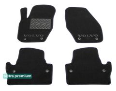 Двухслойные коврики Sotra Premium 10mm Black для Volvo S60 (mkII) / V60 (mkII) 2010-2018