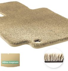 Двошарові килимки Sotra Magnum Beige для Skoda Fabia (mkIII)(хетчбек)(нижній рівень)(багажник) 2014-2021