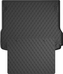 Резиновые коврики в багажник Gledring для Audi Q5/SQ5 (mkI) 2008-2017 (не гибрид)(багажник с защитой)