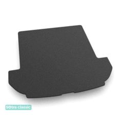 Двошарові килимки Sotra Classic Grey для Kia Sorento (mkIII)(7 місць)(складений 3 ряд)(багажник) 2015-2020