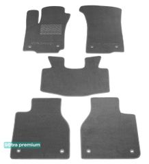 Двошарові килимки Sotra Premium Grey для Volkswagen Phaeton (mkI)(long) 2002-2016