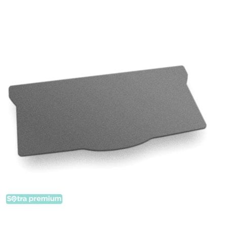 Двошарові килимки Sotra Premium Grey для Citroen C1 (mkI-mkII)(багажник) 2005-2022 - Фото 1