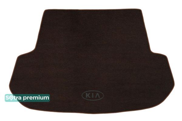 Двошарові килимки Sotra Premium Chocolate для Kia Sorento (mkIII)(5 місць)(багажник) 2015-2020 - Фото 1