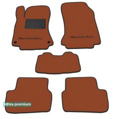 Двошарові килимки Sotra Premium Terracotta для Mercedes-Benz CLA-Class (C117/X117) 2013-2019
