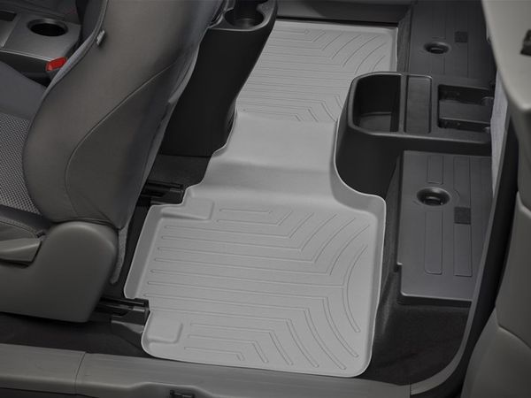 Коврики WeatherTech Grey для Toyota Tacoma (mkII)(extended cab)(with storage boxes on 2 row) 2012-2015 - Фото 3