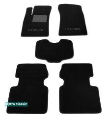 Двошарові килимки Sotra Classic Black для Hyundai Sonata (mkV) 2004-2009